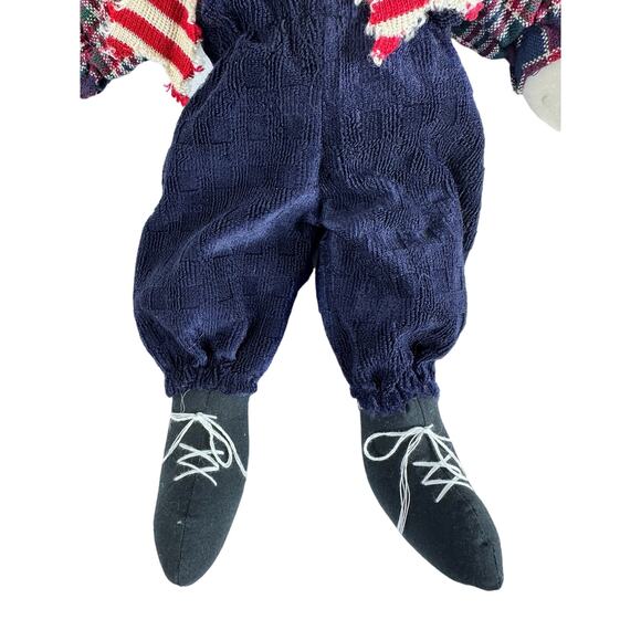 Raz Imports Snowman and Snowwoman Couple-Shelf Sitter Dolls-15 inches-Nice!! - Picture 11 of 13